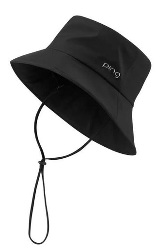 PING SensorDry Waterproof ladies bucket hat, noir