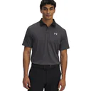 Under Armour T2G Printed polo homme, black/halo gray