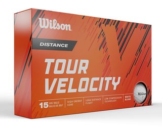 Wilson Tour Velocity Distance balles de golf (15 balles)