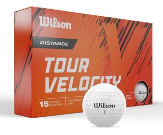 Wilson Tour Velocity Distance balles de golf (15 balles)