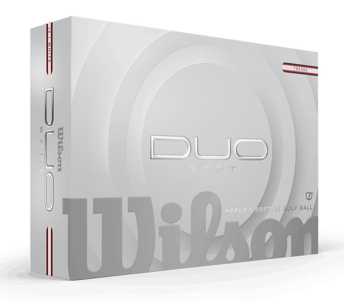 Wilson Duo Soft TRK360 balles de golf 2025, rouge