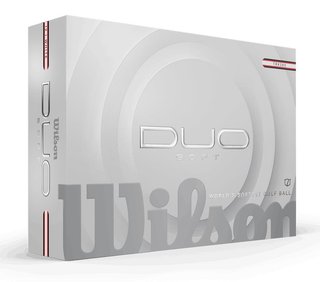 Wilson Duo Soft TRK360 balles de golf 2025, rouge