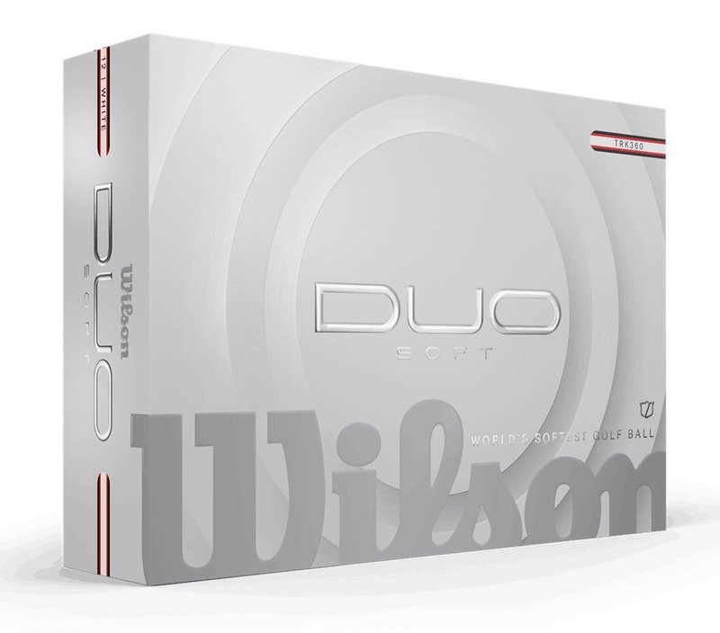 Wilson Duo Soft TRK360 balles de golf 2025, rouge