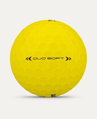Wilson Duo Soft balles de golf, jaunes
