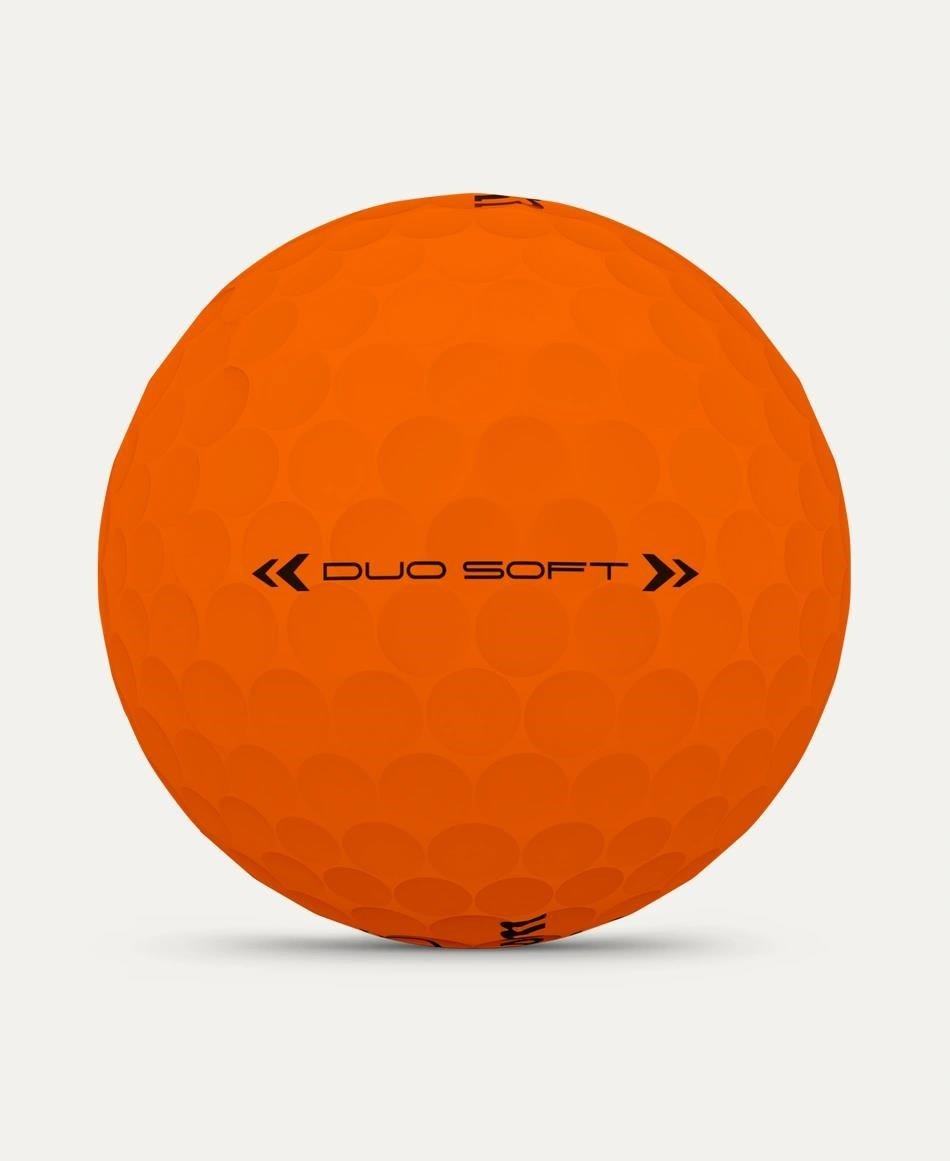Wilson Duo Soft balles de golf, orange