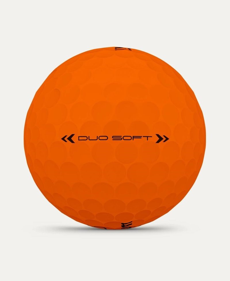 Wilson Duo Soft balles de golf, orange