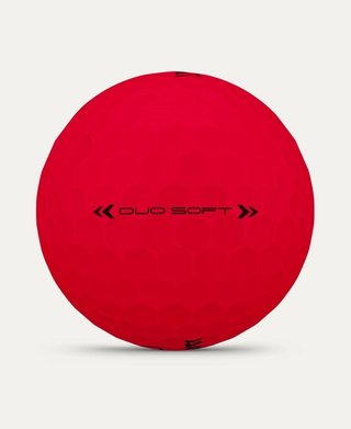 Wilson Duo Soft balles de golf, rouges