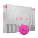 Wilson Duo Soft balles de golf, roses