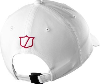 Wilson Tour casquette, blanc/rouge