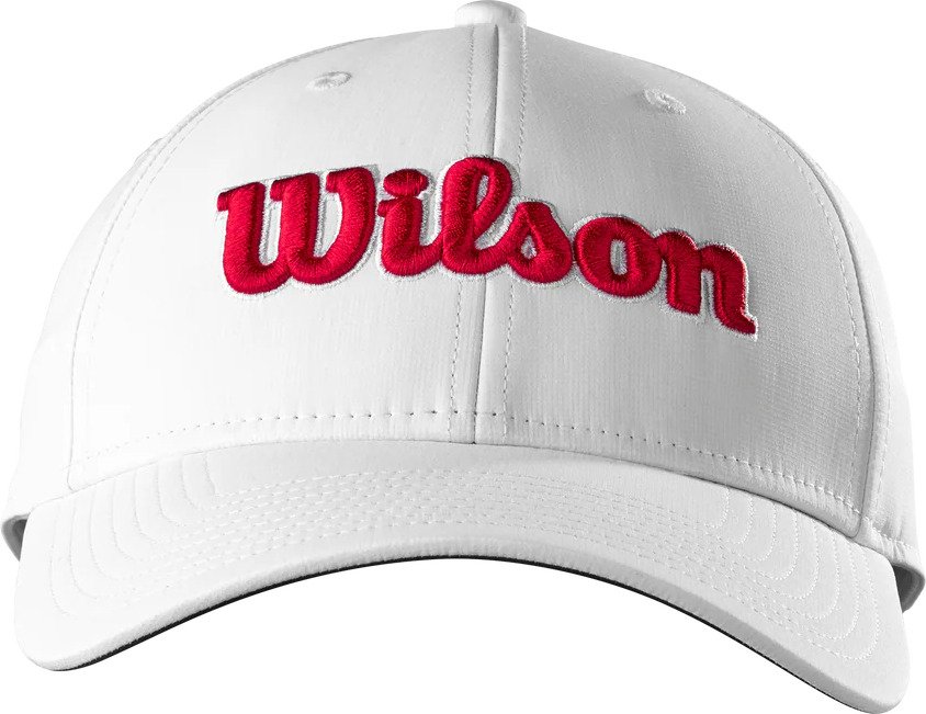 Wilson Tour casquette, blanc/rouge