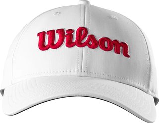 Wilson Tour casquette, blanc/rouge