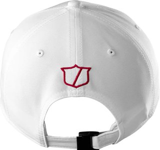 Wilson Tour casquette, blanc/rouge