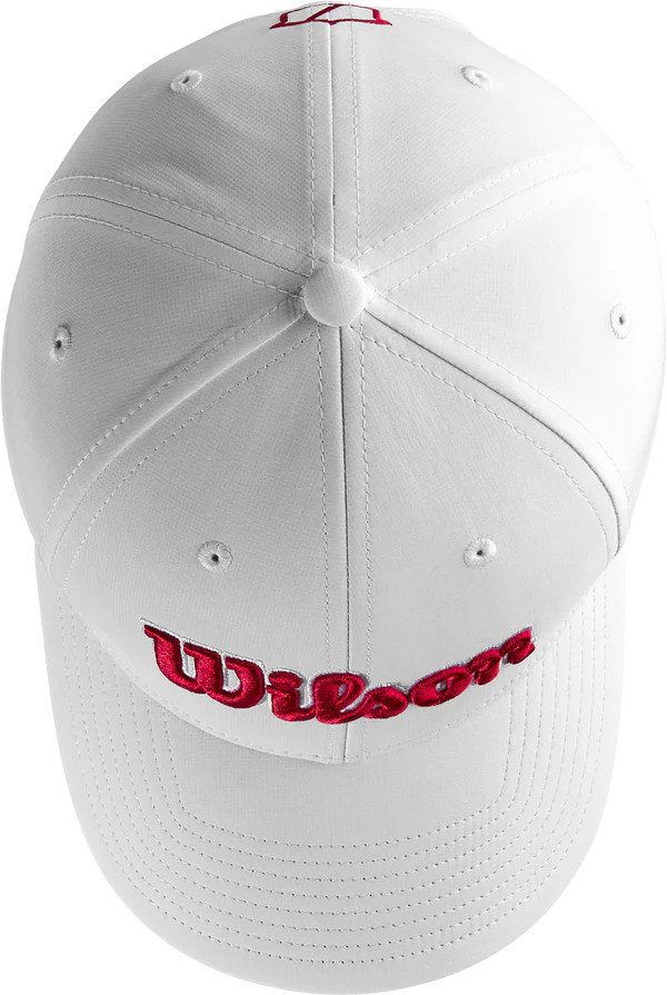 Wilson Tour casquette, blanc/rouge
