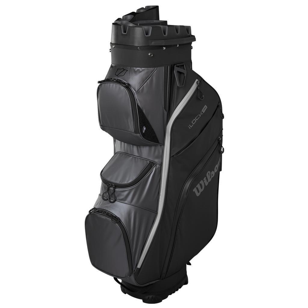Wilson I-Lock Dry cart bag, noir/gris