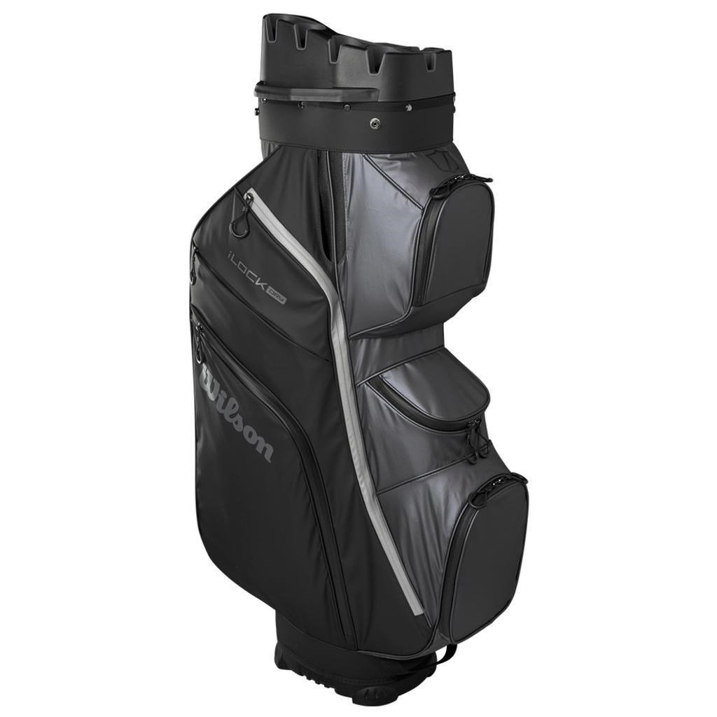 Wilson I-Lock Dry cart bag, noir/gris