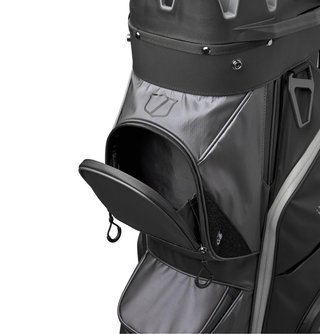 Wilson I-Lock Dry cart bag, noir/gris