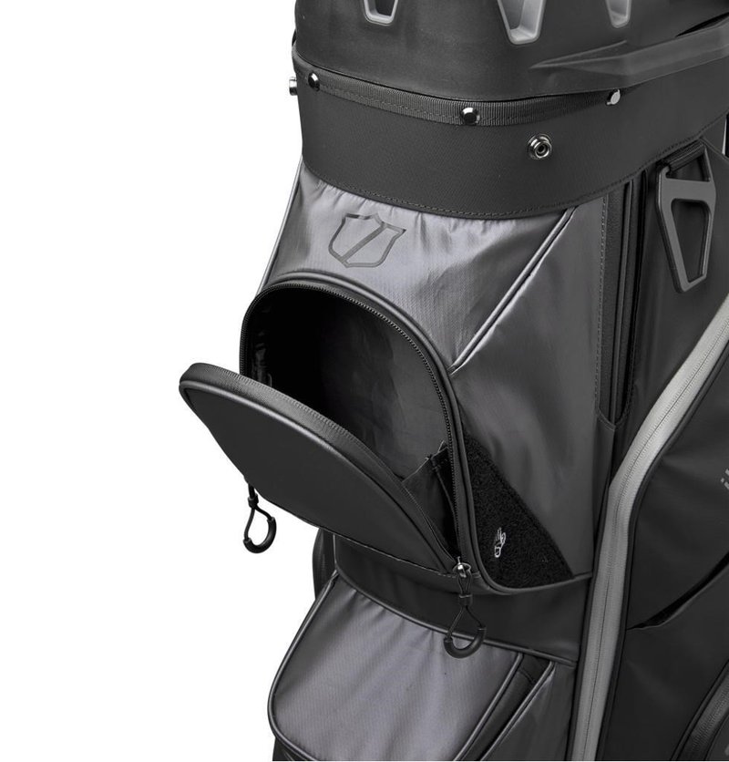 Wilson I-Lock Dry cart bag, noir/gris