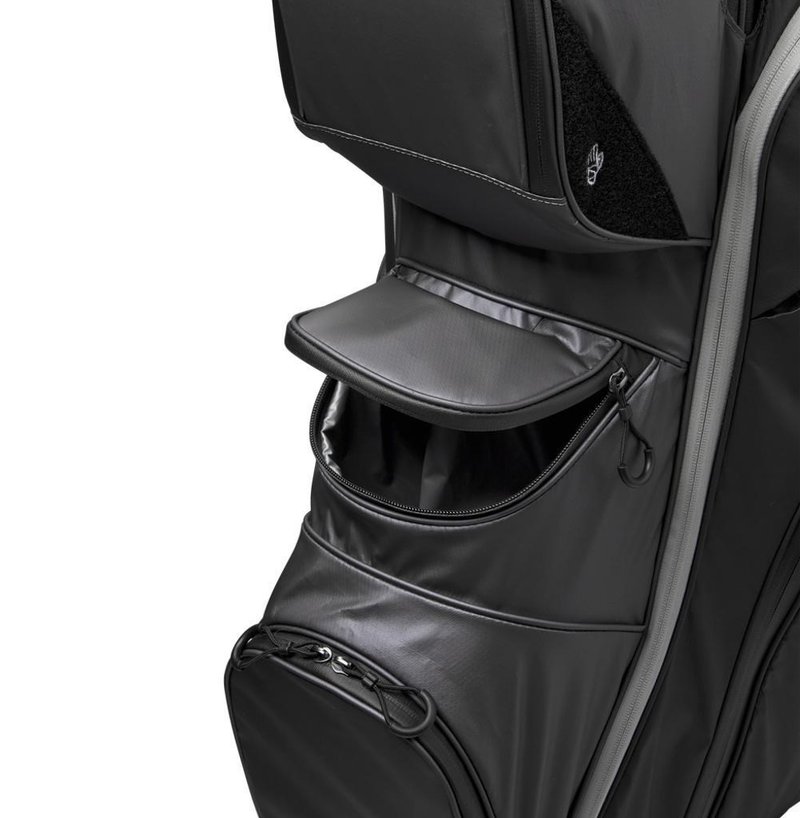 Wilson I-Lock Dry cart bag, noir/gris