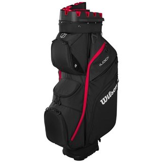 Wilson I Lock cart bag, noir/rouge