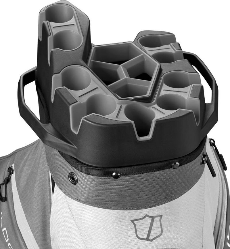 Wilson I Lock cart bag, gris/blanc/noir