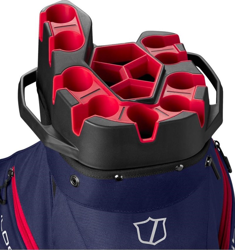 Wilson I Lock cart bag, navy/blanc/rouge