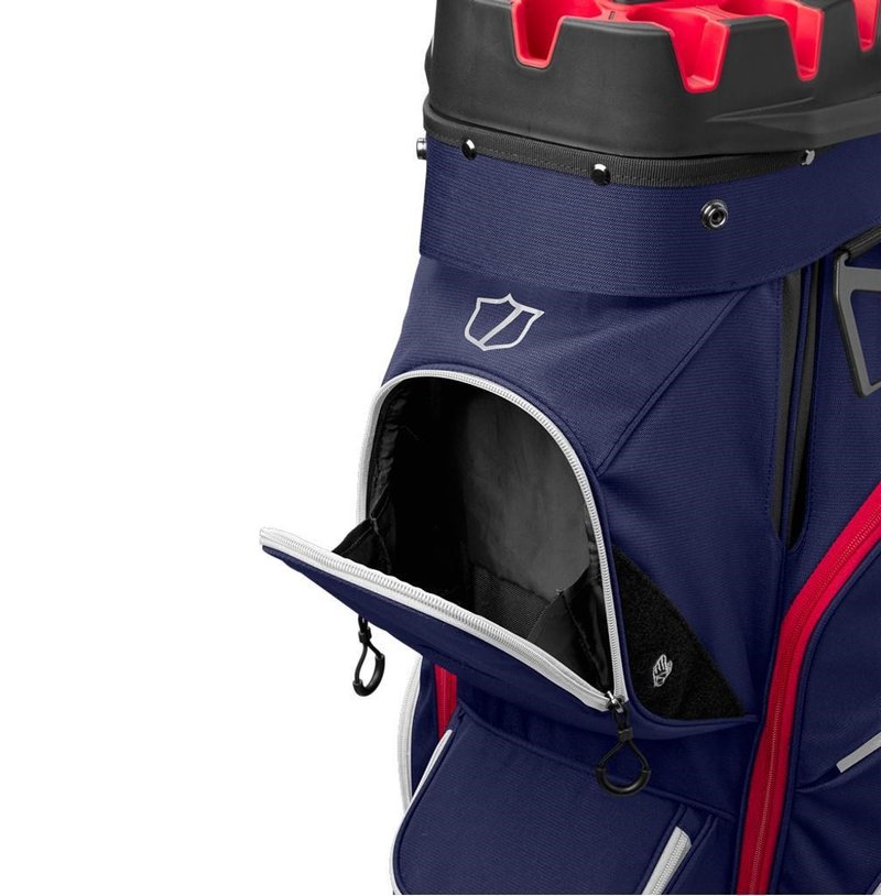 Wilson I Lock cart bag, navy/blanc/rouge