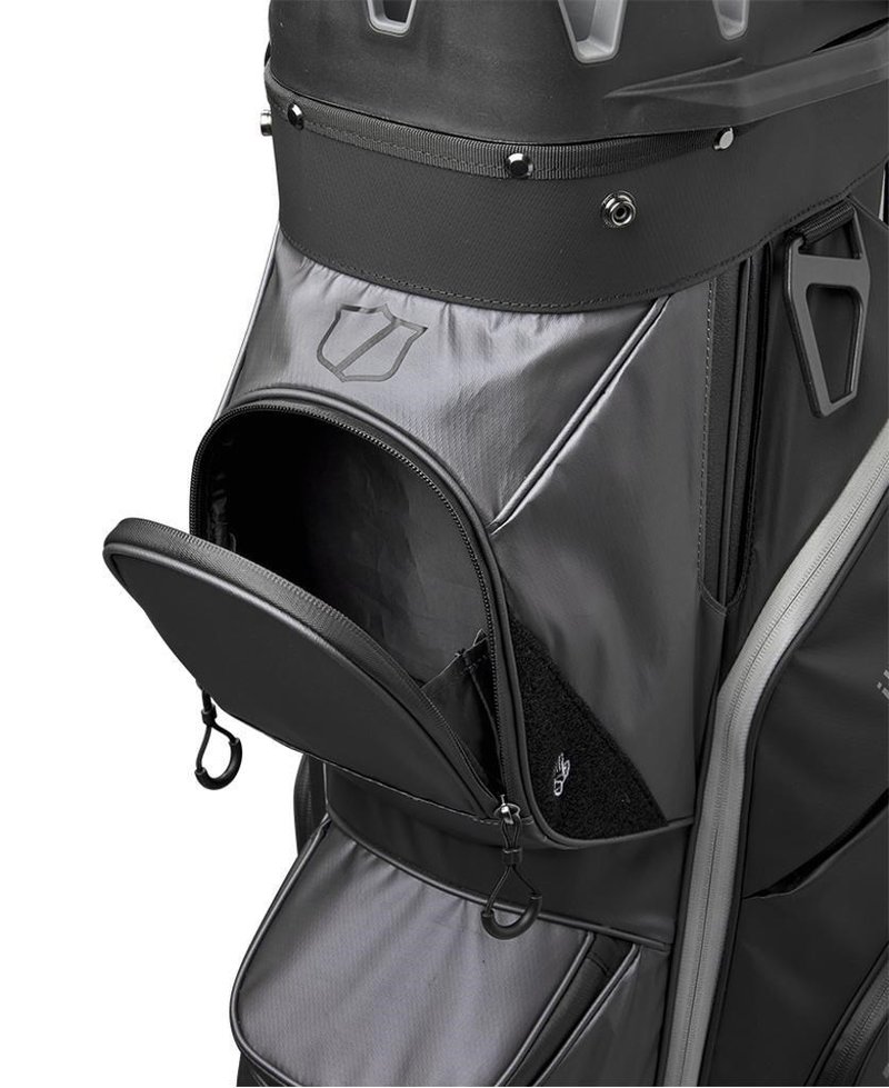Wilson I Lock cart bag, noir/gris