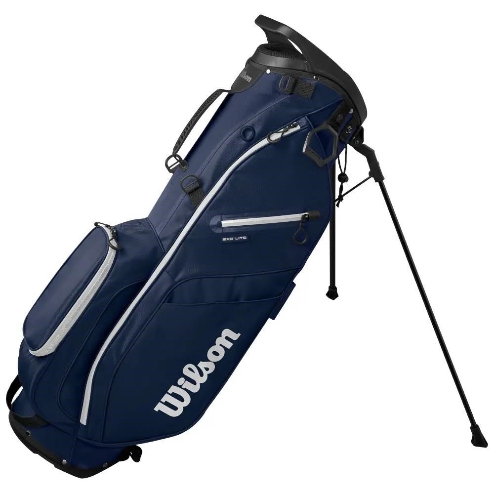 Wilson EXO Lite stand bag, marine/blanc