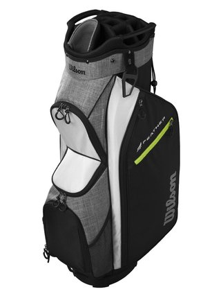 Wilson Feather cart bag, noir/gris/blanc