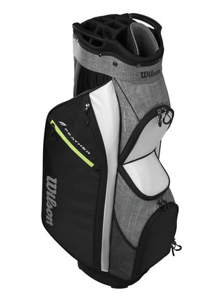 Wilson Feather cart bag, noir/gris/blanc