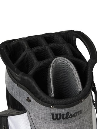 Wilson Feather cart bag, noir/gris/blanc