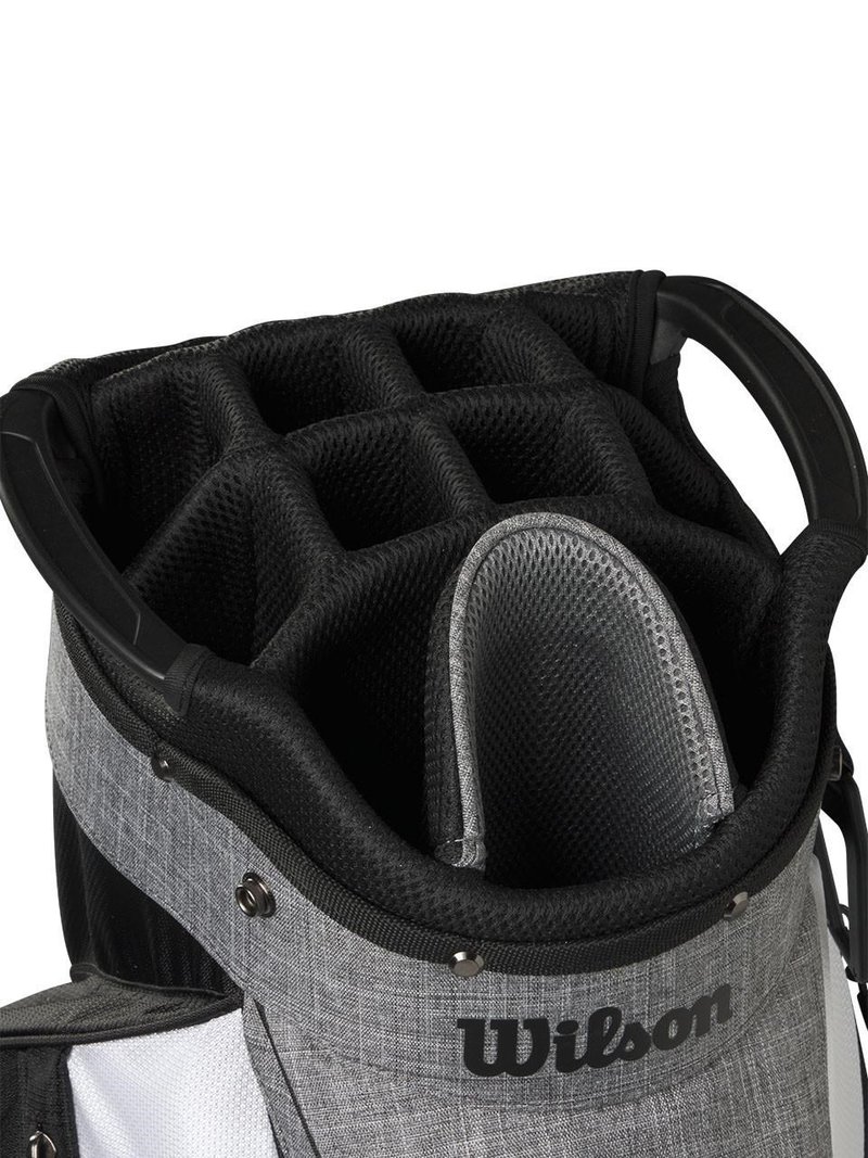 Wilson Feather cart bag, noir/gris/blanc