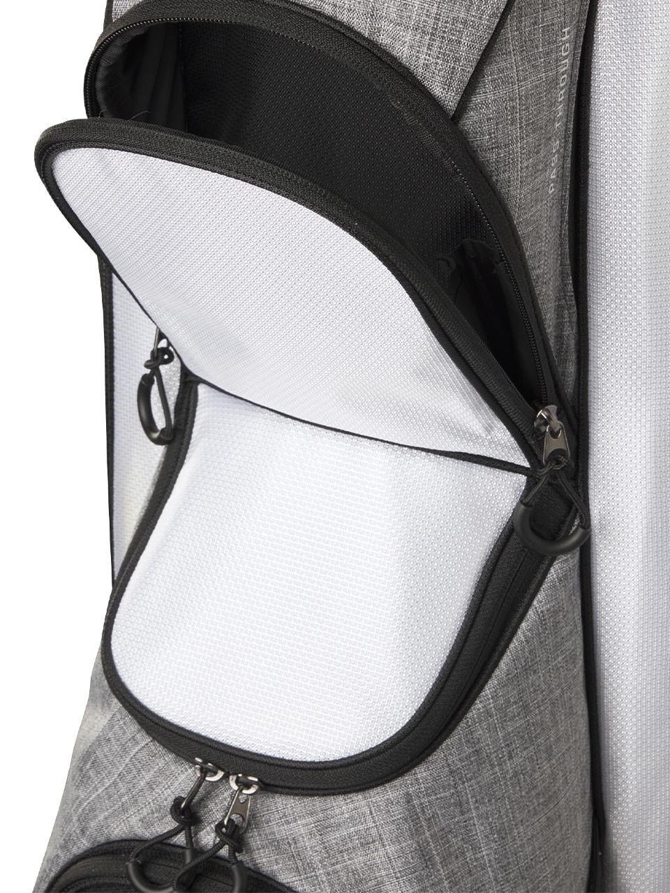 Wilson Feather cart bag, noir/gris/blanc