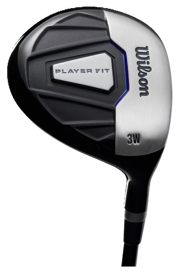 Wilson Player Fit Premium set de golf homme, graphite + sac chariot, rouge