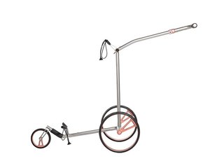 JuCad Phantom Titan Rose 2.0 chariot électrique + sac de transport, titanium