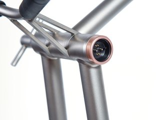 JuCad Phantom Titan Rose 2.0 chariot électrique + sac de transport, titanium