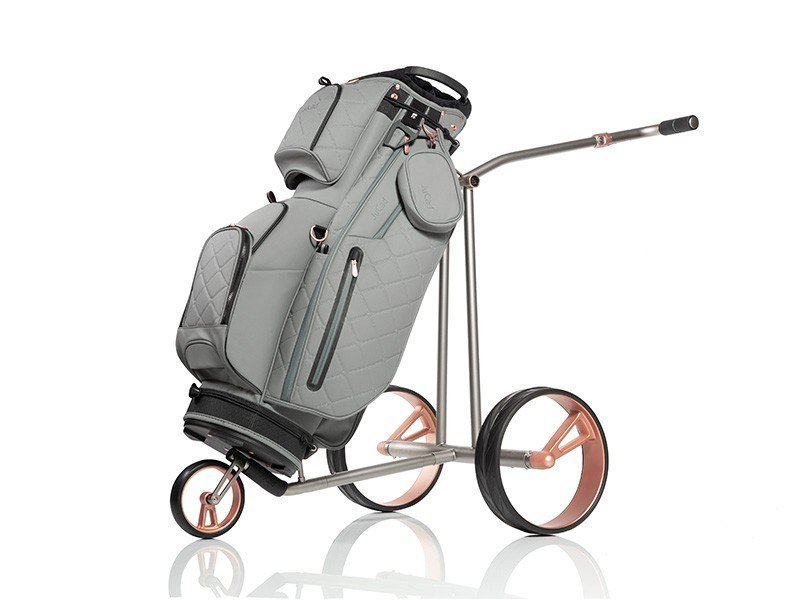 JuCad Phantom Titan Rose 2.0 chariot électrique + sac de transport, titanium