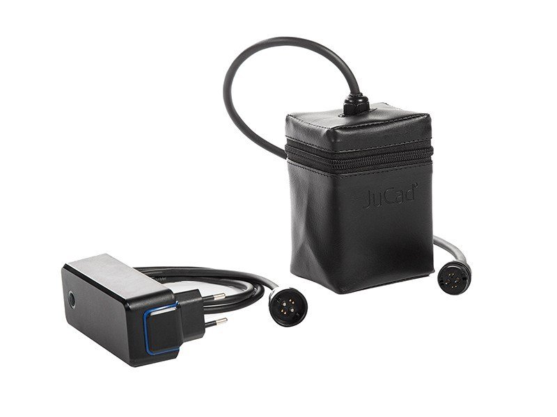 JuCad Phantom Titan Rose 2.0 chariot électrique + sac de transport, titanium