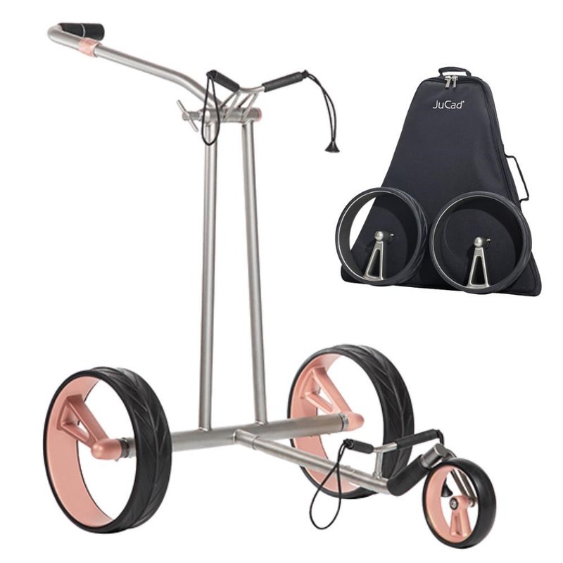 JuCad Phantom Titan Rose 2.0 chariot électrique + sac de transport, titanium