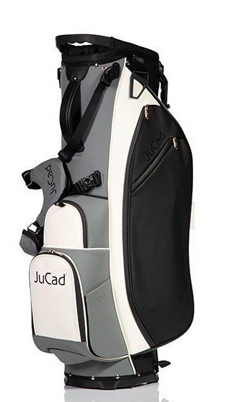 JuCad 2in1 FIirst Class stand bag, noir/gris/blanc