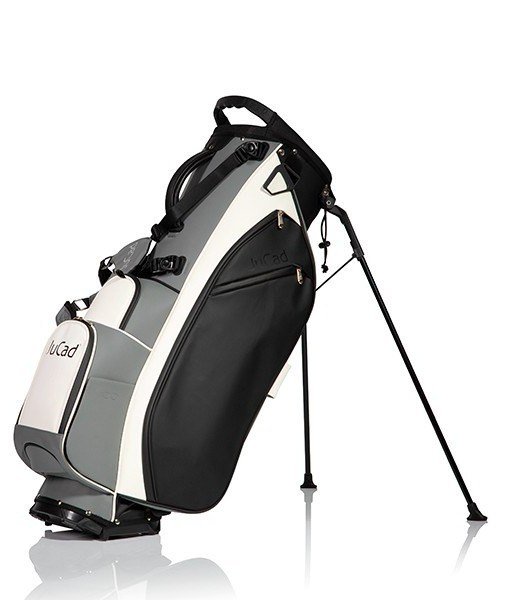 JuCad 2in1 FIirst Class stand bag, noir/gris/blanc