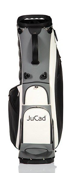 JuCad 2in1 FIirst Class stand bag, noir/gris/blanc