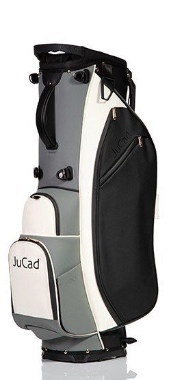 JuCad 2in1 FIirst Class stand bag, noir/gris/blanc