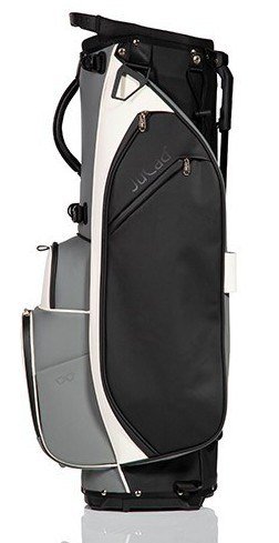 JuCad 2in1 FIirst Class stand bag, noir/gris/blanc