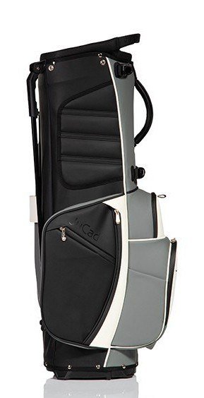 JuCad 2in1 FIirst Class stand bag, noir/gris/blanc
