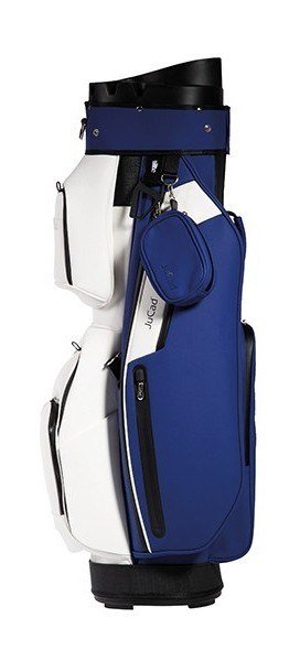JuCad First Class Revolution cart bag, royal blue/blanc
