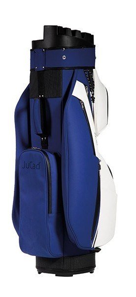 JuCad First Class Revolution cart bag, royal blue/blanc