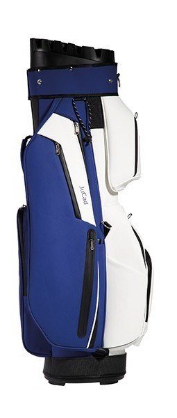 JuCad First Class Revolution cart bag, royal blue/blanc