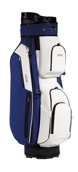JuCad First Class Revolution cart bag, royal blue/blanc