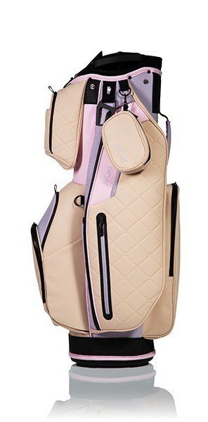 JuCad First Class cart bag, beige/lilas/rose
